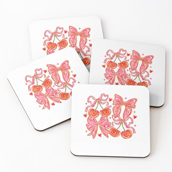 Item preview, Valentine Coquette Cherry Bow designed and sold by DusyaIlyinishna.