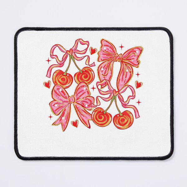 Item preview, Valentine Coquette Cherry Bow designed and sold by DusyaIlyinishna.