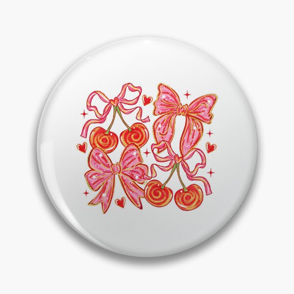Item preview, Valentine Coquette Cherry Bow designed and sold by DusyaIlyinishna.