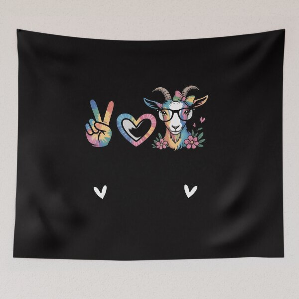 Item preview, Peace Love Goats Farm Girl Goat Lover designed and sold by CareTopping.