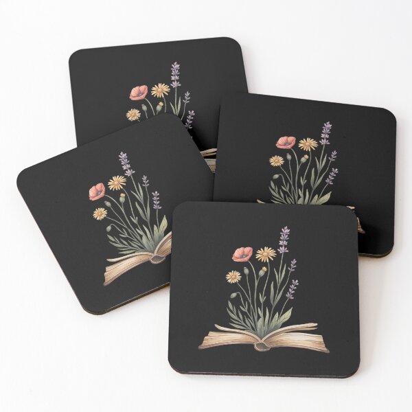 Item preview, Book Lover Floral Wildflower Reading Garden designed and sold by SnackPAC.