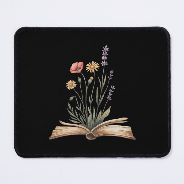 Item preview, Book Lover Floral Wildflower Reading Garden designed and sold by SnackPAC.