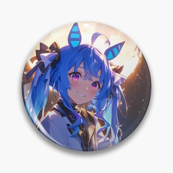 Item preview, Moonlit Wisteria Fantasy Twin Turbo Uma Musume Pretty Derby Anime Girl Serenity designed and sold by HumbertoValveno.