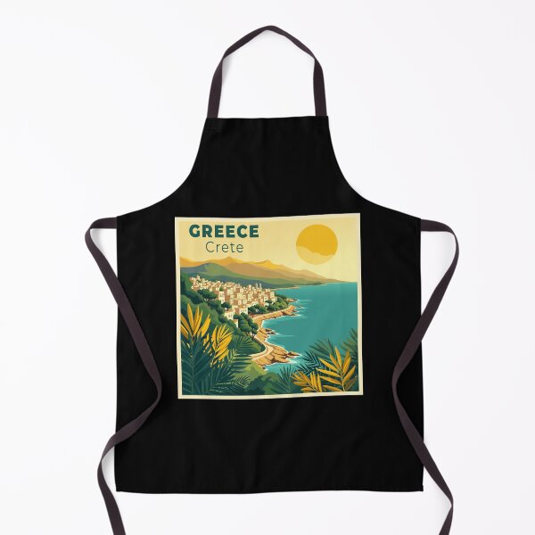 Item preview, A Nostalgic Classic Travel Poster – Greece Crete designed and sold by Blok45.