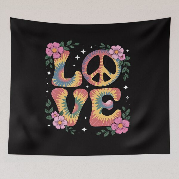 Item preview, Peace Sign Love 60s 70s  Hippie designed and sold by CareTopping.