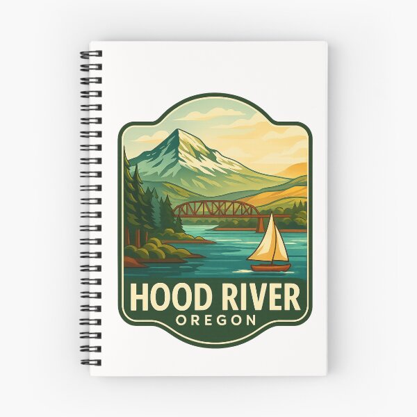 Item preview, Hood River Bridge and Mt. Hood, Oregon designed and sold by Places On Earth.