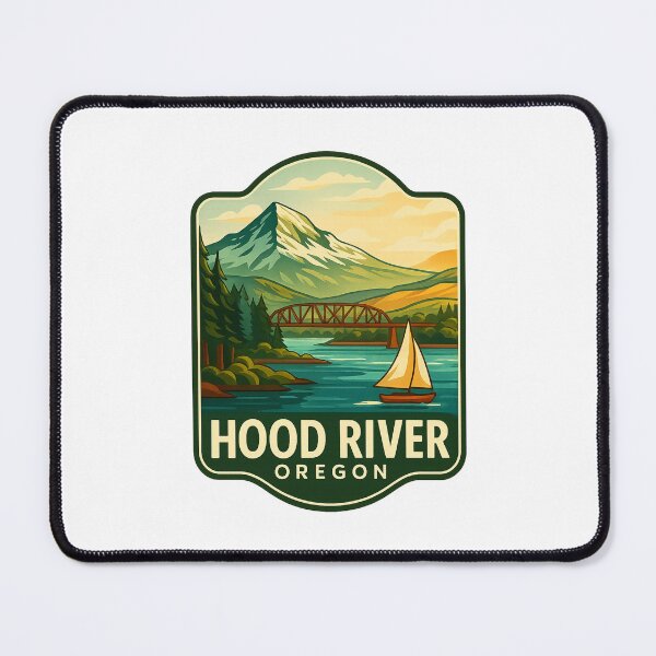 Item preview, Hood River Bridge and Mt. Hood, Oregon designed and sold by Places On Earth.