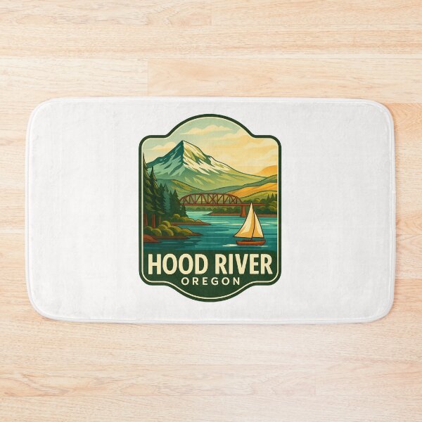 Item preview, Hood River Bridge and Mt. Hood, Oregon designed and sold by Places On Earth.