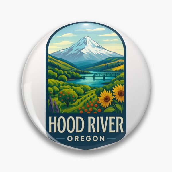 Item preview, Orchards and Mount Hood View, Hood River Oregon designed and sold by Places On Earth.