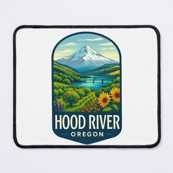 Item preview, Orchards and Mount Hood View, Hood River Oregon designed and sold by Places On Earth.