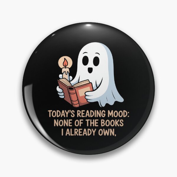 Item preview, Book Lovers, Today's Reading Mood, Halloween designed and sold by LittleDame.