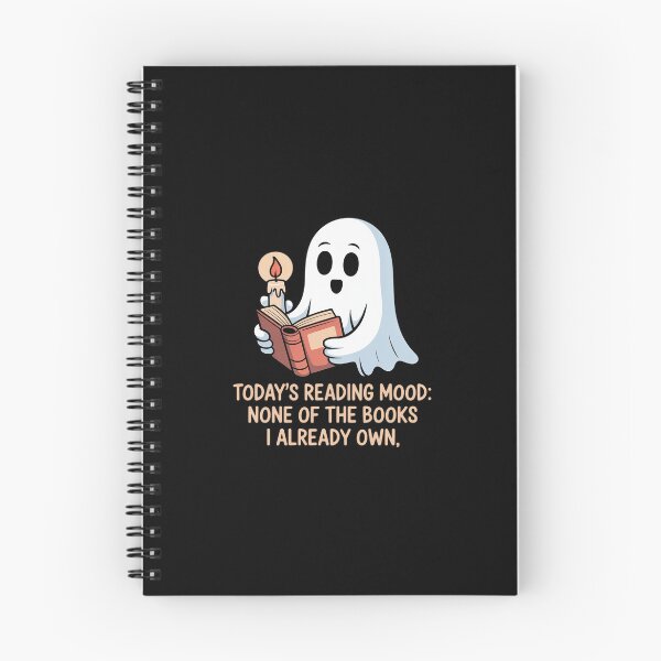 Item preview, Book Lovers, Today's Reading Mood, Halloween designed and sold by LittleDame.