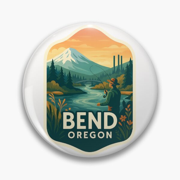 Item preview, Fly Fishing in Bend, Oregon designed and sold by Places On Earth.