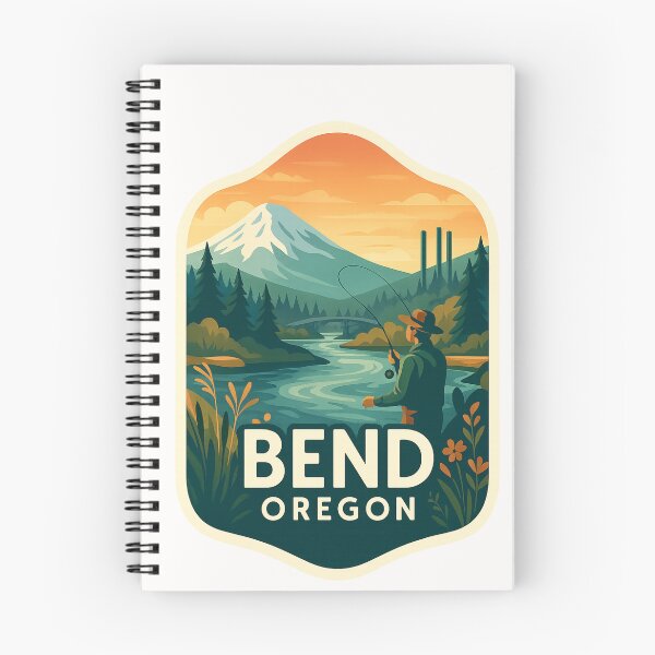 Item preview, Fly Fishing in Bend, Oregon designed and sold by Places On Earth.