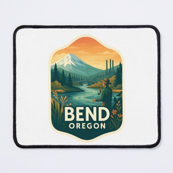 Item preview, Fly Fishing in Bend, Oregon designed and sold by Places On Earth.