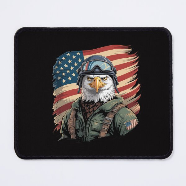 Item preview, Patriotic American Eagle Fighter Pilot 4th of July designed and sold by CareTopping.