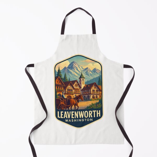 Item preview, Leavenworth Village and Cascade Mountains, Washington designed and sold by Places On Earth.