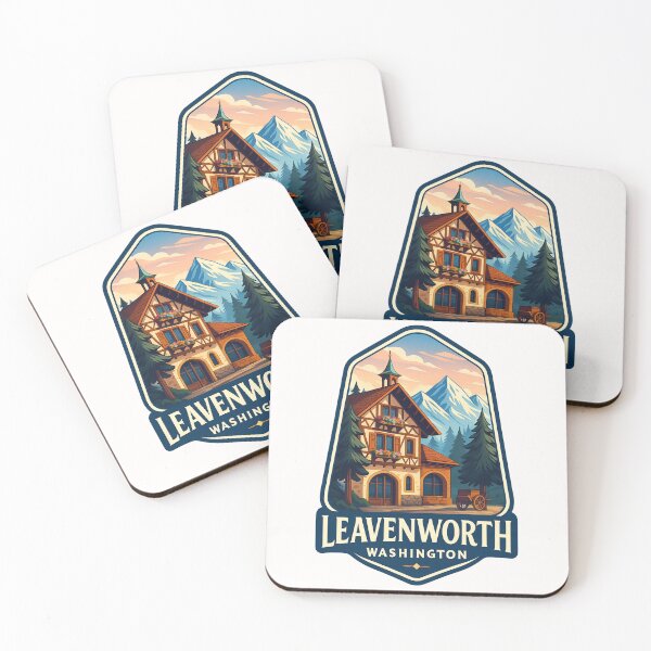 Item preview, Leavenworth Alpine House and Mountains, Washington designed and sold by Places On Earth.