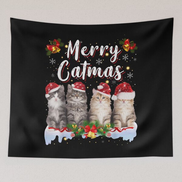 Item preview, Merry Catmas: Funny Santa Cat designed and sold by Examp1887.