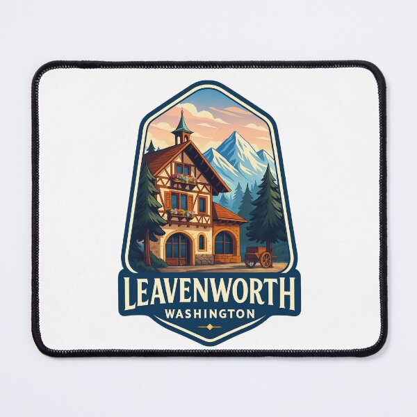 Item preview, Leavenworth Alpine House and Mountains, Washington designed and sold by Places On Earth.