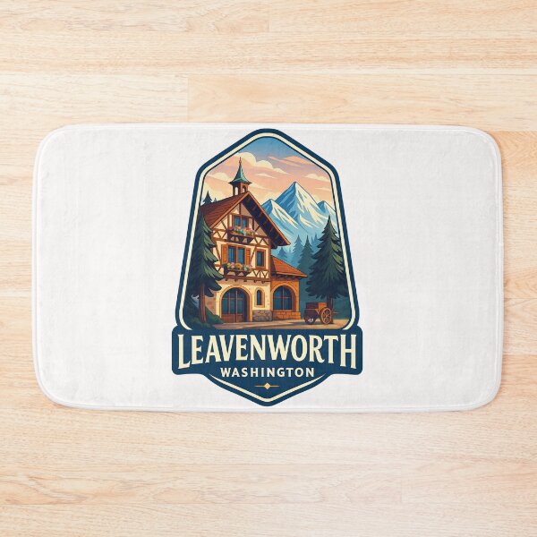 Item preview, Leavenworth Alpine House and Mountains, Washington designed and sold by Places On Earth.