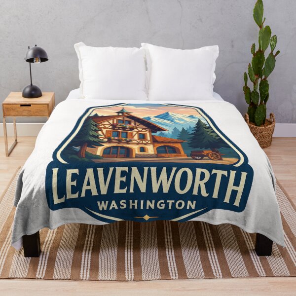 Item preview, Leavenworth Alpine House and Mountains, Washington designed and sold by Places On Earth.