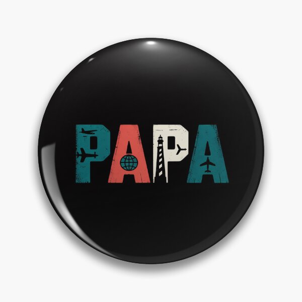 Item preview, Papa Pilot Dad Aviation Flying Airplane Lovers Gifts designed and sold by MuteElevent.