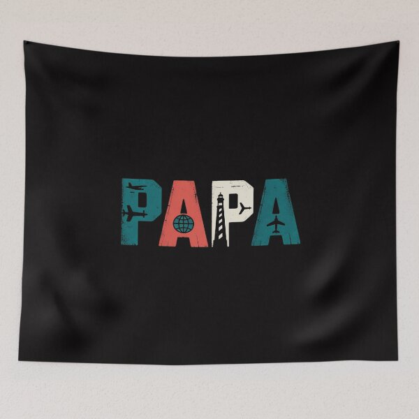 Item preview, Papa Pilot Dad Aviation Flying Airplane Lovers Gifts designed and sold by MuteElevent.