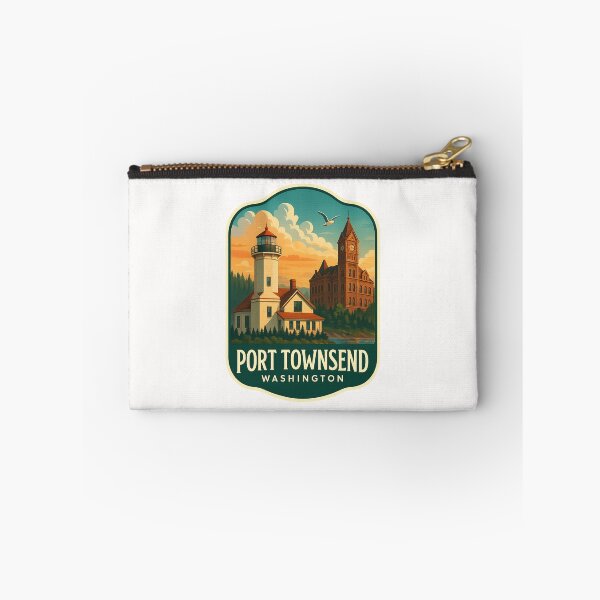 Item preview, Port Townsend Lighthouse and Jefferson County Courthouse, Washington designed and sold by Places On Earth.
