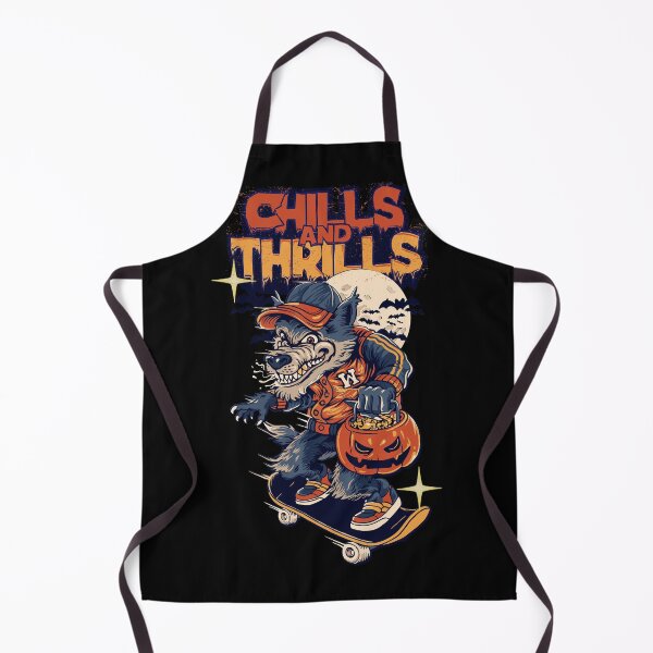 Item preview, Chills and Thrills Werewolf Skater - Retro Halloween Graphic Design designed and sold by ConfuseLab Alt.