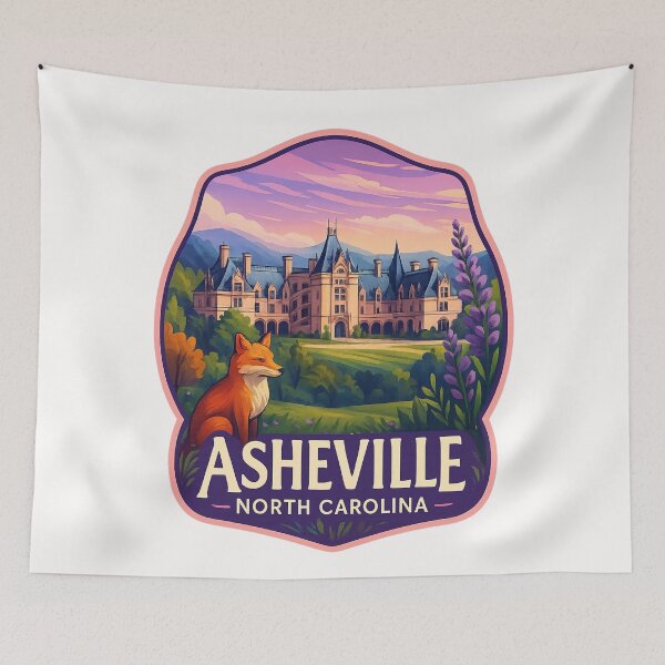 Item preview, Biltmore Estate and Blue Ridge Mountains, Asheville North Carolina designed and sold by Places On Earth.