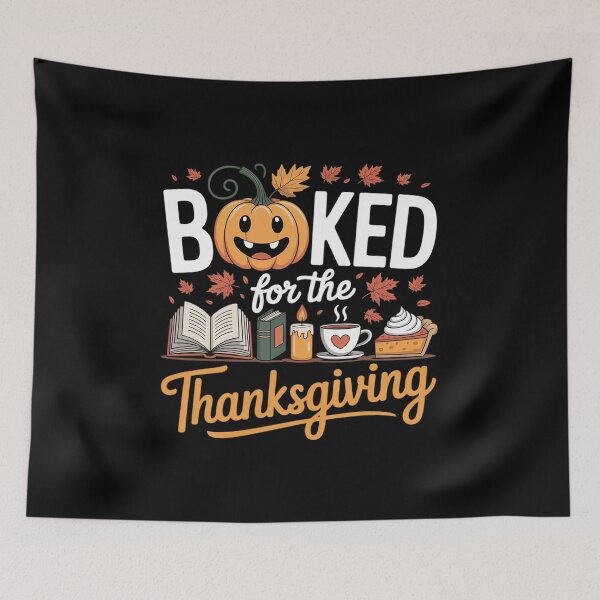 Item preview, Booked for The Thanksgiving Autumn Librarian Bookworm Reader designed and sold by LittleDame.