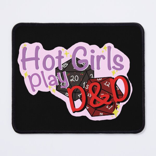 Item preview, Hot Girls Play D&D- Sparkly designed and sold by npedrelli9.