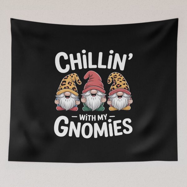 Item preview, Chillin With My Gnomies Leopard Print Gnomes  designed and sold by RuthGAArt.