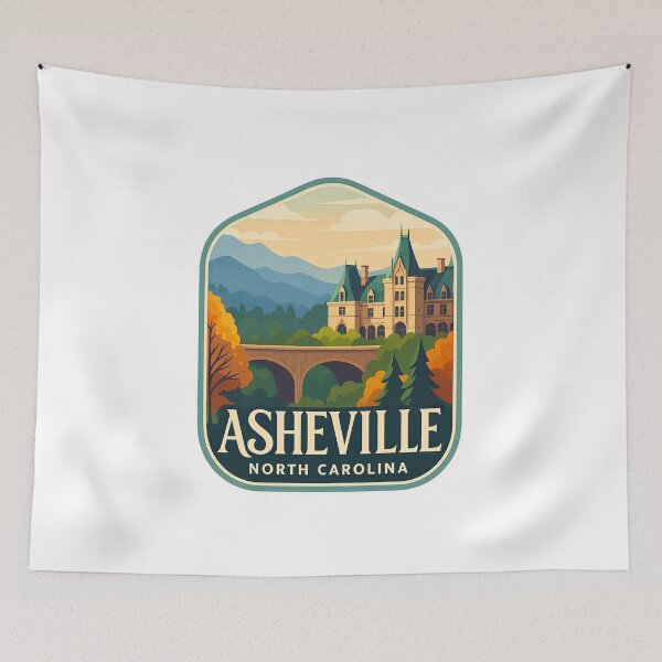 Item preview, Biltmore Estate and Fall Colors in Asheville North Carolina designed and sold by Aryabek.