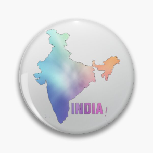 Item preview, Colorful India Map – Vibrant Cultural Pride designed and sold by mashmosh.