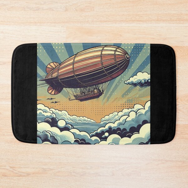 Item preview, Steampunk Airship Pop Art Style designed and sold by artofuniverse.