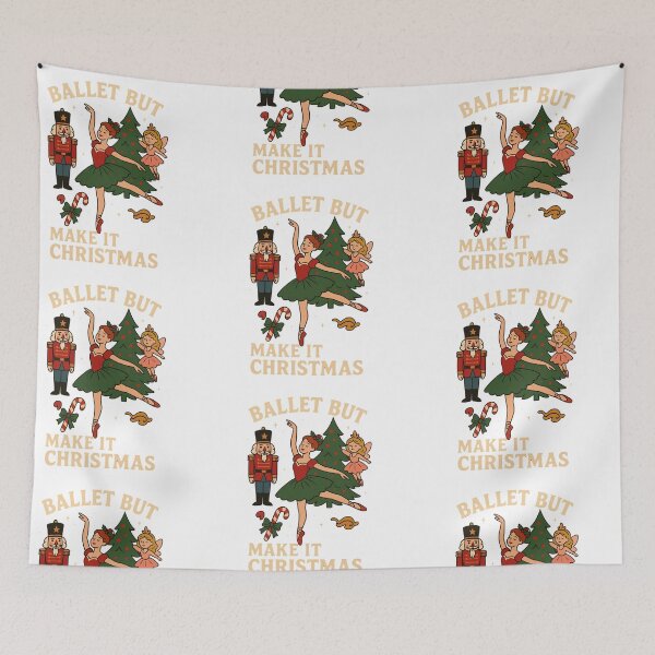 Item preview, Whimsical Christmas Nutcracker Ballet Sugar Plum Fairy Design designed and sold by caijoprints.