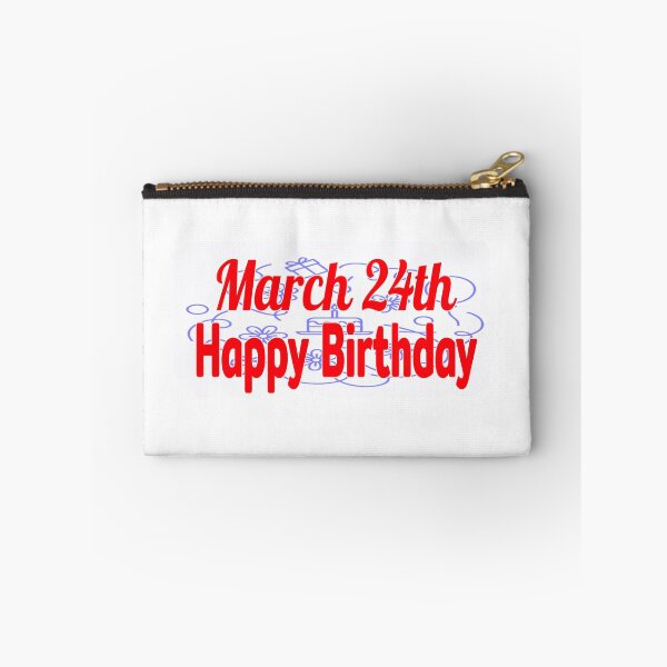 Item preview, March 24th, Happy birthday  designed and sold by Sujinthaiart.