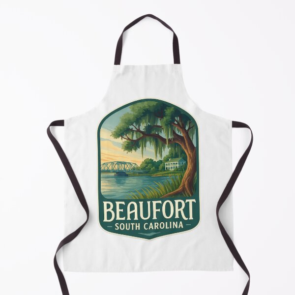 Item preview, Beaufort Riverfront with Woods Memorial Bridge, South Carolina designed and sold by Aryabek.