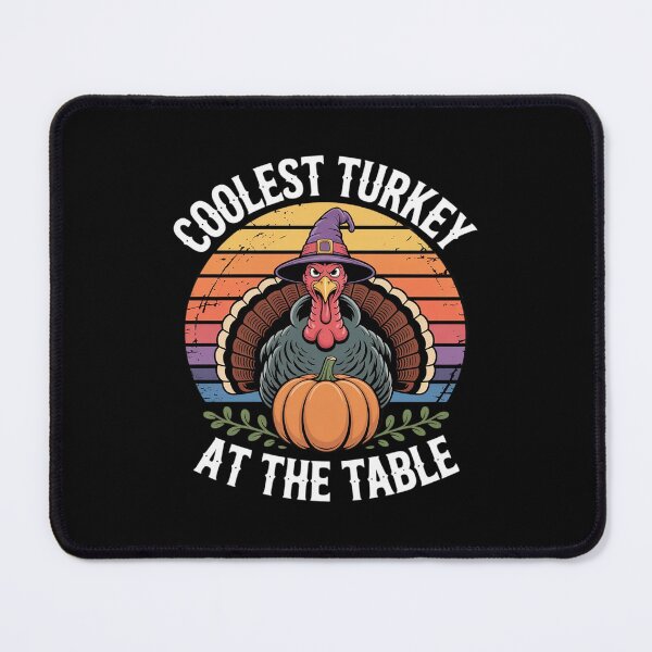Item preview, Coolest Turkey At The Table Thanksgiving Fall Holiday  designed and sold by RuthGAArt.