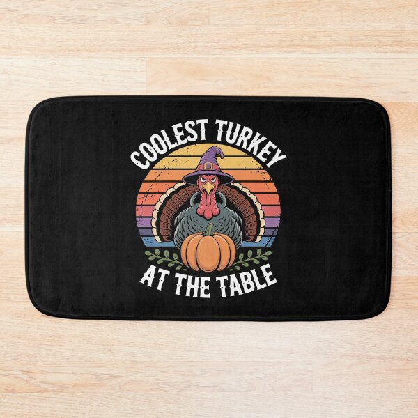Item preview, Coolest Turkey At The Table Thanksgiving Fall Holiday  designed and sold by RuthGAArt.
