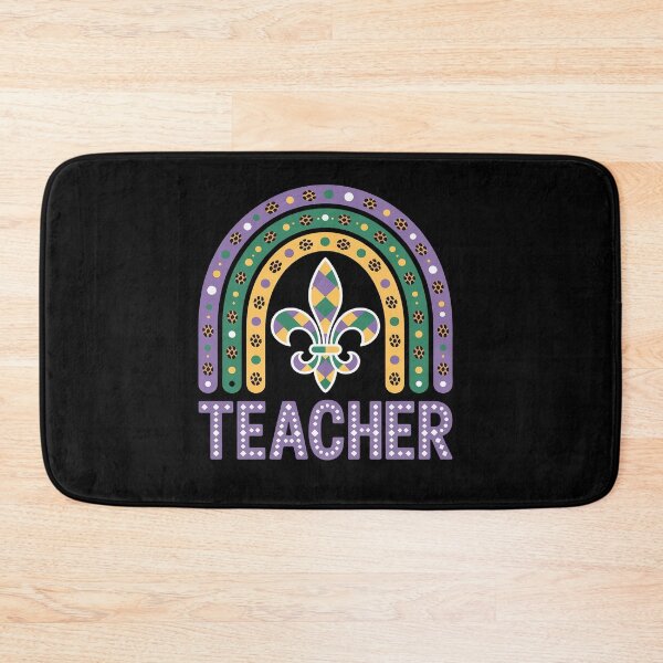 Item preview, Mardi Gras Teacher Rainbow Funny Mardi Gras Teachers designed and sold by Moxizz.