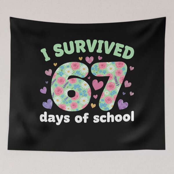 Item preview, Classic 67 Meme School Teacher I Funny Days 67 Survived of Student designed and sold by SteveSaccoro.