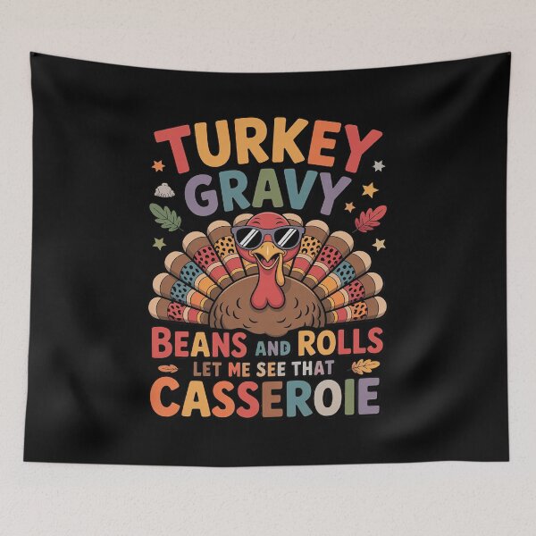 Item preview, Cute Turkey Gravy Beans And Rolls Let Me See That Casserole 2  designed and sold by RuthGAArt.