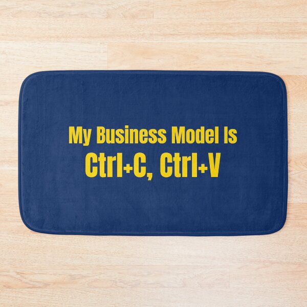 Item preview, My Business Model Is Ctrl C Ctrl V | Funny Entrepreneur Tech Humor Gift designed and sold by HustleHardCo.