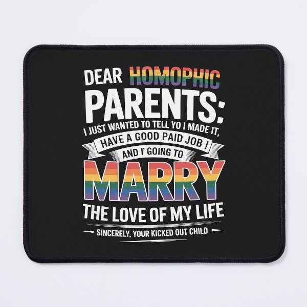 Item preview, LGBT Funny Gay Lesbian Bisexual Homophobic Parents designed and sold by GaryBellcvbnb.