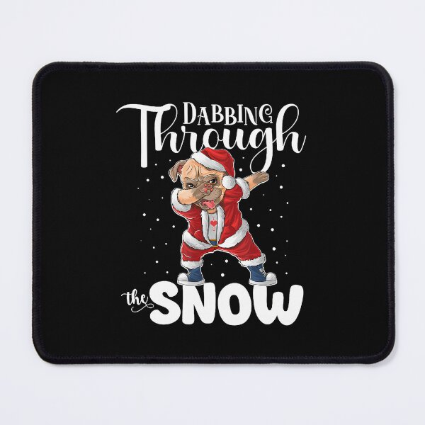Item preview, Funny Dog Dabbing Through The Snow Christmas Holiday Cute designed and sold by MarianMartha.