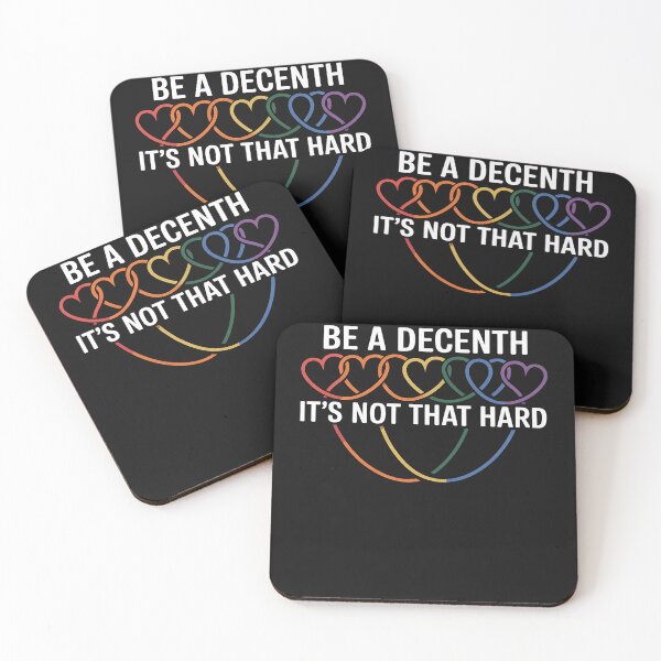 Item preview, LGBT Heart Retro Be A Decent Human It's Not That Hard designed and sold by GaryBellcvbnb.