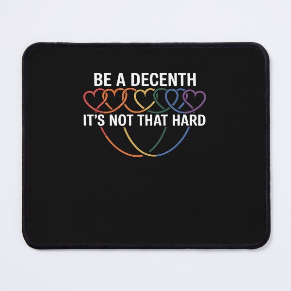 Item preview, LGBT Heart Retro Be A Decent Human It's Not That Hard designed and sold by GaryBellcvbnb.